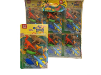 Gomas De Borrar Figuras X6 Dinosaurios Gomitas Juguete Juego