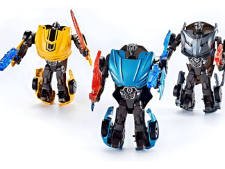 Transformer Robot Figura Transformable A Auto Juguete 8cm