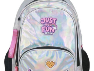 Mochila Escolar Espalda Holograma 17 Pulgadas 30x42cm Skora 35422