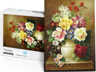 Puzzle Funny Land 1000 Piezas Flores Florero Flower Ft316