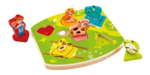 Juego Didactico Puzzle Con Sonido Animales De Granja Hape