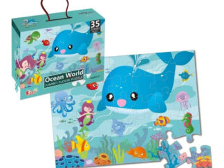 Rompecabezas Gigante Animales De Mar Puzzle 35 Piezas 44x60