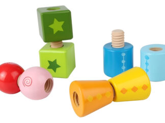 Juego Didactico De Encastre Enroscar Y Girar Hape Juguete Madera