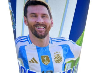 Vaso Infantil Plastico Afa 468 Ml Color Celeste Estampa Afa