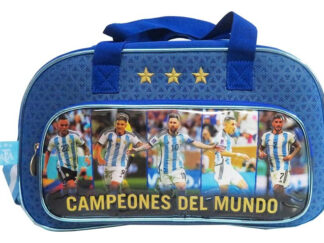 Bolso Infantil Afa Selección Argentina Campeones Del Mundo Azul