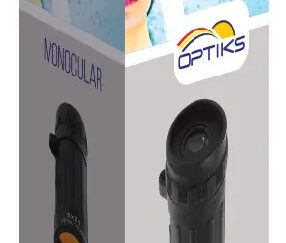 Monocular Magnific De 15x, Negro Para Observación Y Aventura