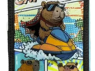Cartuchera Canopla Escolar 3 Pisos Cierre Super Teens Talbot Color Capybara Capyara