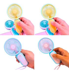 Mini Ventilador De Mano Portátil Usb Recargable Aire