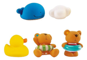 Sonajeros Juguete Baño Agua Animales De Goma Hape E0201 Full