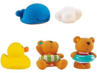 Sonajeros Juguete Baño Agua Animales De Goma Hape E0201 Full