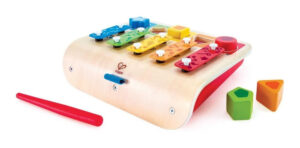 Xilofón Metálico Formas Convertible Piano Instrumento Hape