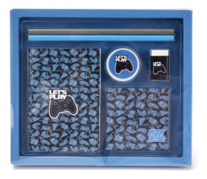 Set Cuaderno Anotador Lapiz Goma Escolar Infantil Let´s Play 32281