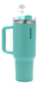 Vaso Termico Skora Con Tapa Y Bombilla 1.2 Litros Reforzado