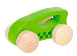 Mini Auto Carrera De Madera Hape Juguete Vehículo Autitos