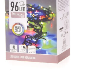 96 Luces Led Multicolor Pila Arbol Navidad Terraza Balcon