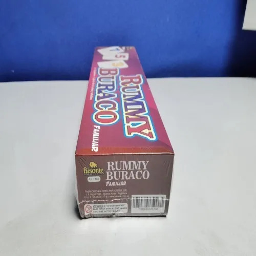 Rummy Burako Familiar Fichas Bajo Relieve Bisonte - Imagen 9