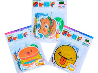 Juego De Diamantes Muñeco 5 Imanes Diamond Painting Arte