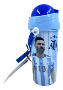 Botella Infantil Escolar Afa Selección Argentina Correa Color Celeste Cresko Af029