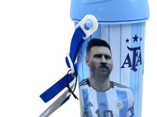 Botella Infantil Escolar Afa Selección Argentina Correa Color Celeste Cresko Af029