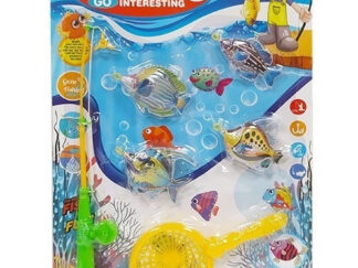 Juego De Pescar Para El Agua Juguete Didáctico Caña Red Baño