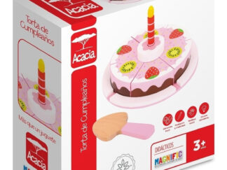 Torta Cumpleaños Juego Rol Didáctico Madera Magnific Juguete