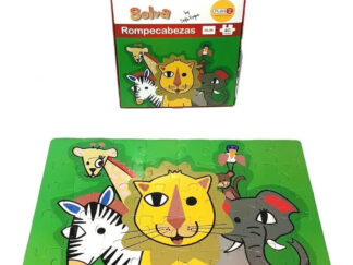 Juego Puzzle Rompecabezas Animales De La Selva Incluye 40 Piezas Juguete Didáctico Infantil Niños Marca Plan Z Colores Llamativos Diversión Segura Aprendizaje Temprano Material Resistente Duradero