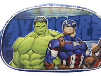 Cartuchera 3d Avengers Modelo 1 Cresko - Giro Didáctico Azul Liso