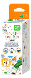 Kit Mini Rollos 4 Crayones Para Colorear Pintar Haku Yoka