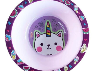 Bowl Plato Infantil Gato Unicornio Bebés Cresko Vajilla 16cm