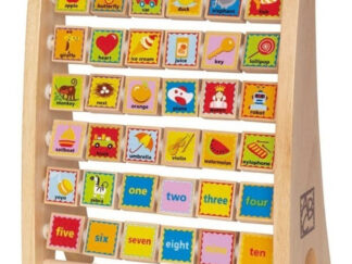 Ábaco Alfabeto En Inglés Juguete Didactico Madera Hape Juego