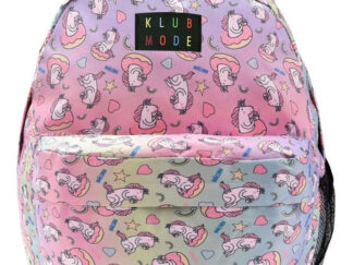 Mochila Infantil Unicornios Klub Mode 2 Cierres 12 Pulgadas