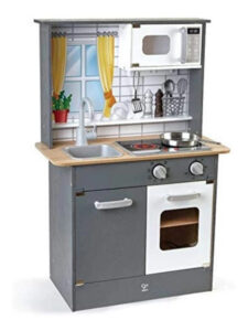 Cocina De Madera Hape Juguete Horno Anafe Pileta Microondas