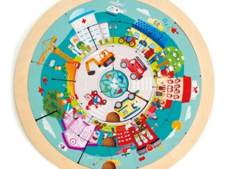 Puzzle Los Trabajos Juego Didáctico Madera Rompecabezas Hape