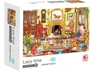 Rompecabezas 1000 Piezas Funny Land Lazy Time Paisaje 70x50cm