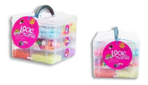 Kit Mostacillas Valija 3 Pisos Armá Joyas Lookmania Juguete