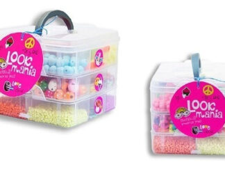 Kit Mostacillas Valija 3 Pisos Armá Joyas Lookmania Juguete