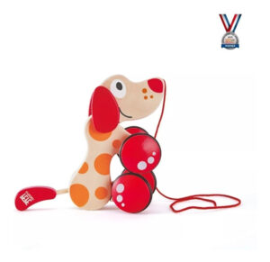 Perro De Arrastre Hape. Juguete De Madera