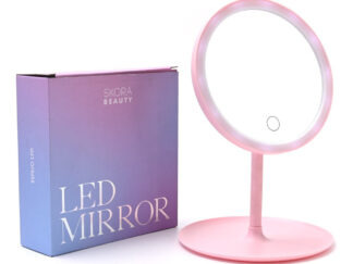 Espejo De Maquillaje 3 Modos Luces Led  Con Base Usb Skora