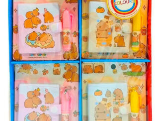 Mini Libreta Capybara Con Bolígrafo Lapicera Birome Infantil 27819