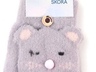 Guantes Infantiles Con Tapita Ojitos Ositos Oso Skora 12cm