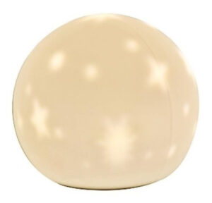 Lampara Led Velador Luz De Noche Estrellas Recargable Usb Blanco