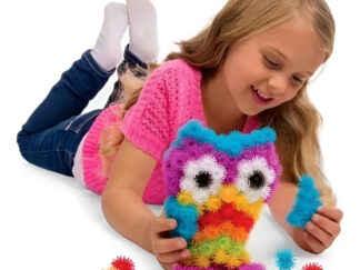 Juego Didáctico Pompones Magicos (bunchems) 400 Abrojos Blanco