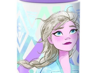 Botella Vaso Plástico Frozen Con Pico Vertedor Acrilico Violeta