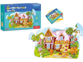 Rompecabezas Puzzle 35 Pzas Grandes Casa De Jengibre Cuento