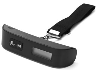 Balanza Digital Para Valijas Equipaje Viajes Wanderlust Negro