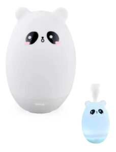 Lampara Led Velador Humidificador Luz Noche Recargable Usb