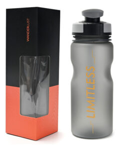 Botella Agua Deportiva Grande Pico Anti Derrame Sport Unisex Color Gris
