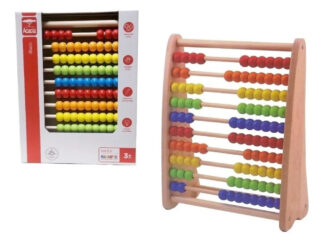 Ábaco Horizontal En Madera Magnific Acacia Juego Didáctico