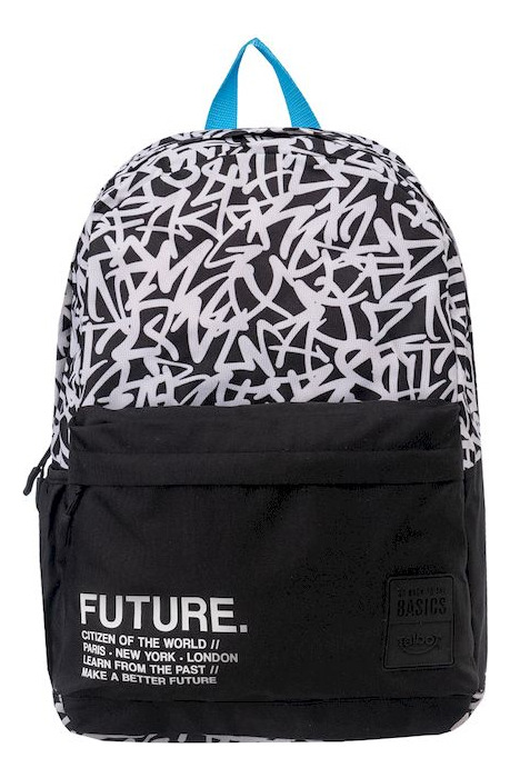 Mochila Estampada De Espalda Talbot 43cm 17 Pulgadas Escolar Color Future Diseño De La Tela Tampa