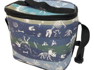 Lunchera Térmica Esqueletos Dinosaurios Neoprene Uggla 20x22 Esqueletos Dinosaurios
